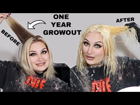 Видео: ОТБЕЛИВАНИЕ 1 ГОД ОТРОСТА!