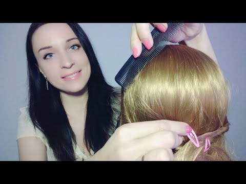Видео: АСМР/ASMR Нежное Расчесывание Волос и Шёпот I Gentle Hair Combing and Whispering