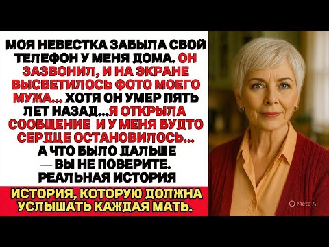 Видео: У невестки зазвонил телефон и на экране я увидела фотографию моего мужа…Хотя он умер много лет назад