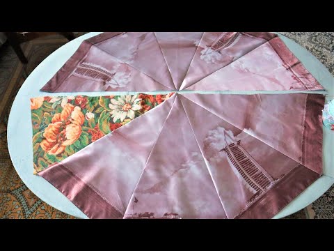 Видео: Увидела у сестры сломанный зонт и сразу же забрала себе. Отрезала от него купол и пустила в дело