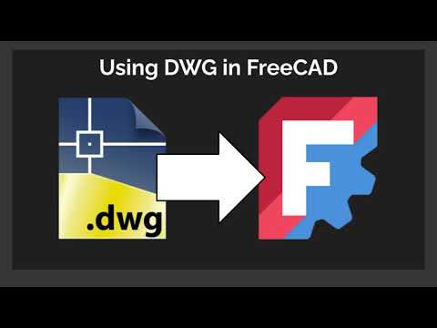 Видео: Как открыть файлы DWG в FreeCAD (пошаговое руководство)