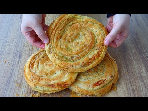 Видео: Хрустящие, легкие и вкусные, чем слоеное тесто! Я очень амбициозный 🤚 Быстро и просто.