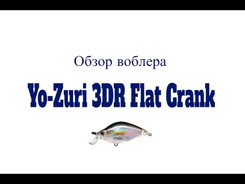 Видео: Видеообзор воблера Yo-Zuri 3DR Flat Crank по заказу Fmagazin