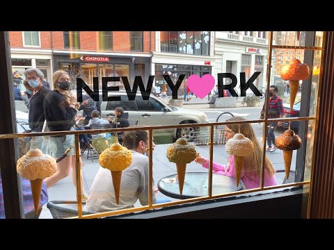 Видео: [4K] 🇺🇸NYC Spring Walk / 5-я авеню и Бродвей / с 8-й по 23-ю улицу, 27 марта 2021 г.