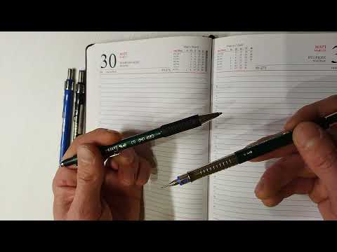 Видео: Механические карандаши Faber-Castell. Обзор: GRIP 1347; TK-Fine 2317/9719; TK-Fine Vario L