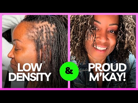 Видео: Моя оплетка Lit Low Density Braidout на косах Sisterlocks/Microlocs низкой плотности