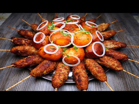 Видео: Узбекский Люля КАЗАН Кебаб! Самый вкусный! Скорее сохраняйте рецепт! Вкуснее люля-кебаб я не ела!