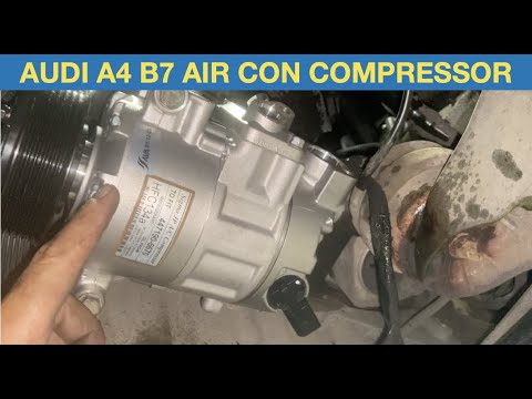Видео: Замена компрессора кондиционера Audi A4