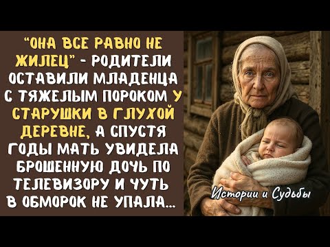Видео: “Она все равно не жилец”   родители оставили МЛАДЕНЦА с тяжелым пороком у СТАРУШКИ в глухой деревн