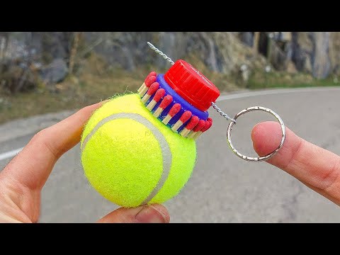 Видео: БЕЗУМНОЕ изобретение из ТЕННИСНОГО МЯЧА 💥🤯