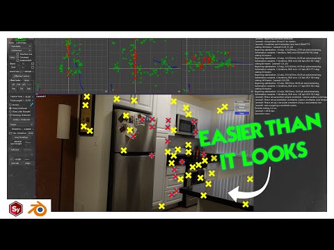 Видео: Учебное пособие по отслеживанию 3D-камеры с помощью Syntheyes Blender