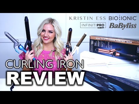 Видео: Bio Ionic против Kristin Ess против Babyliss против Con Air || Обзор плойки || Джесс Халлок
