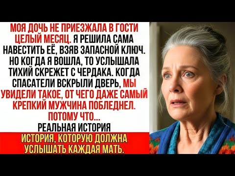 Видео: Моя дочь пропала на месяц. Когда я пришла к ней домой, я побледнела, увидев...