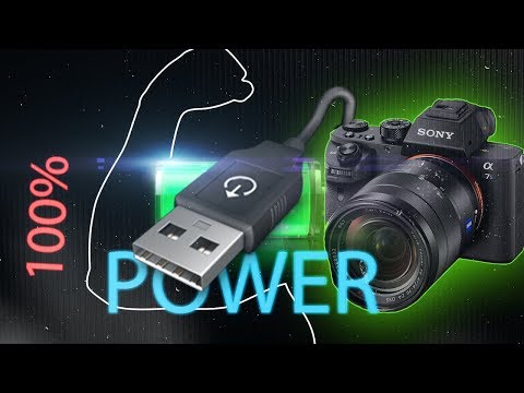 Видео: Как заставить камеру работать от USB!? External DSLR power supply ОТ USB