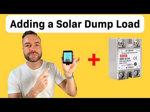 Видео: Солнечный сброс нагрузки — нагрев воды при полной зарядке батарей