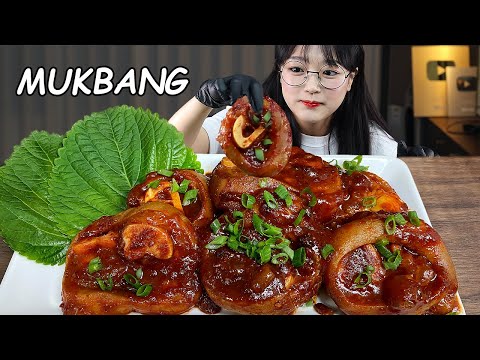 Видео: СЪЕСТЬ Пряные тушеные коровьи ноги🔥 ASMR MUKBANG