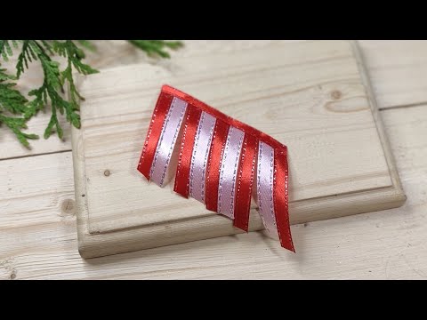 Видео: 2 Новые идеи броши канзаши из узких лент 0,6 см 🌼 2 Interesting DIY Crafts from Narrow Satin Ribbons