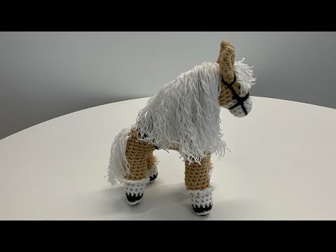 Видео: Коник гачком, символ 2026 року. Частина 2. Сrochet horse symbol of 2026. Part 2