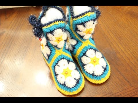 Видео: Сапожки для девочек с Африканским мотивом