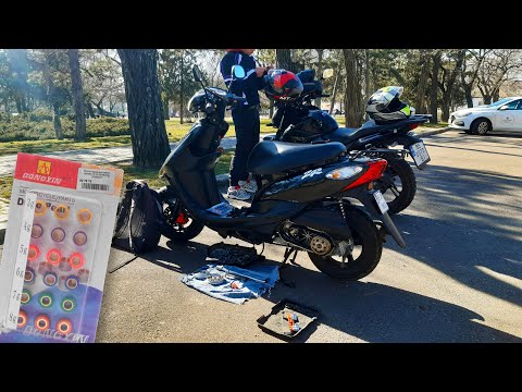 Видео: Подбор роликов вариатора. Yamaha Jog 39ZR