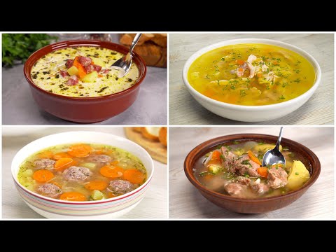 Видео: МАМИНЫ СУПЫ - 4 рецепта простых и самых вкусных супов от Всегда Вкусно!