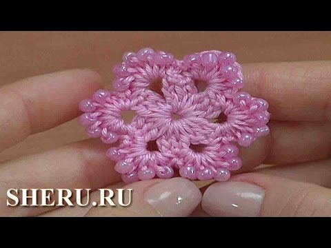 Видео: Простой цветок с бисером для начинающих Урок 162