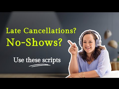 Видео: Сценарии терапевта для решения проблем с поздними отменами и неявками клиентов