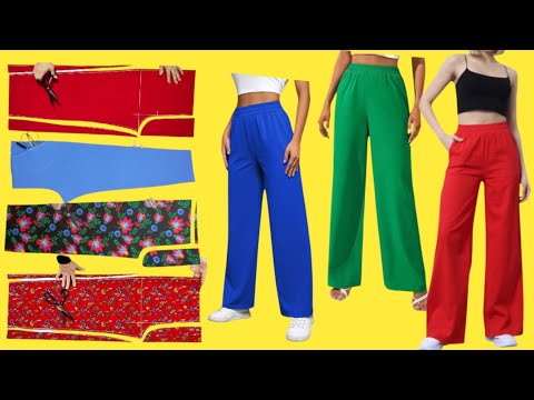 Видео: ✅ 7 красивых моделей брюк, которые стоит попробовать/легко кроить и шить