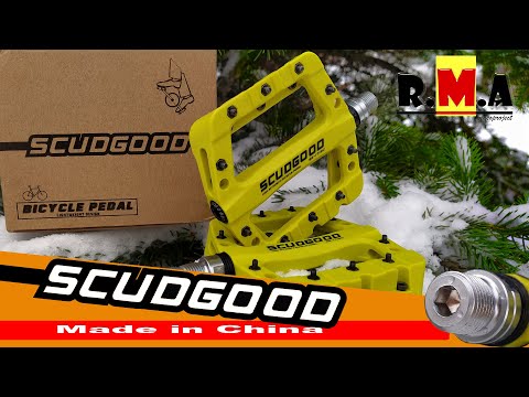 Видео: MTB/BMX педали от SCUDGOOD - model: BPL044 (made in china) 👲