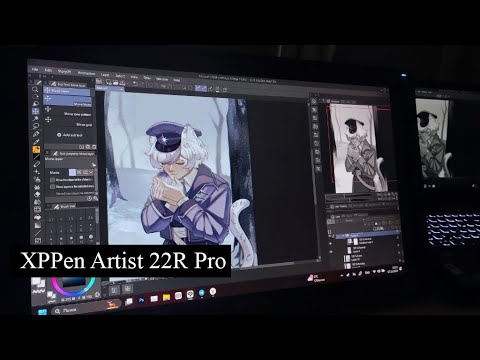 Видео: Обзор графического планшета xp-pen artist 22r pro
