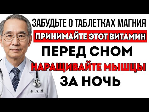 Видео: Забудь О Магниевых Добавках Возьми Эти 2 Витамина На Ночь Чтобы Восстановить Мышцы За Одну Ночь