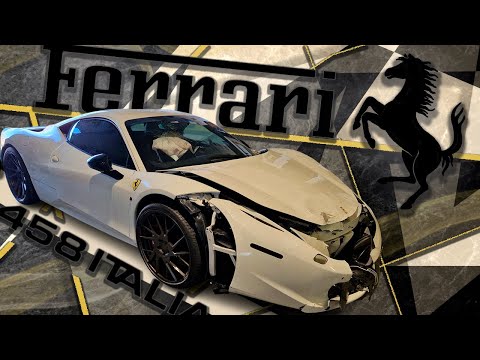 Видео: Ferrari 458 Italia. Body rebuilding. Ремонт кузова.