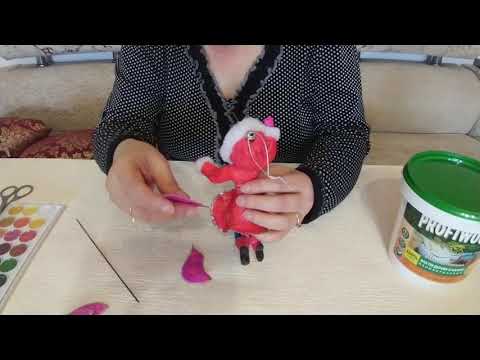 Видео: Ватная игрушка Фея. Мастер класс. Часть 3 заключительная.