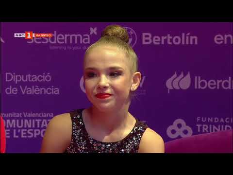 Видео: Стилияна Николова - обръч - Световно първенство по художествена гимнастика Валенсия 2023