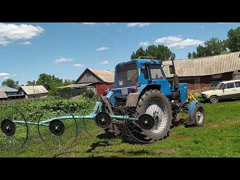 Видео: Сенокос. Т25 или Мтз. Отзыв.