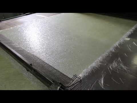 Видео: Линия для производства стеклопластиковых листов