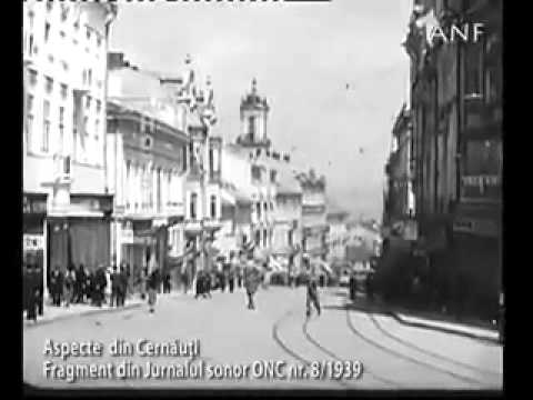 Видео: Черновцы, 1939 год (Chernivtsi Bukovina)