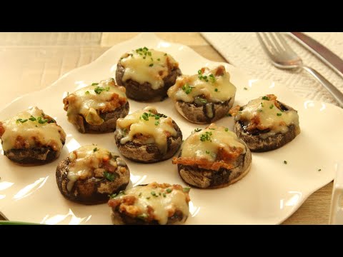Видео: Пълнени гъби с кайма