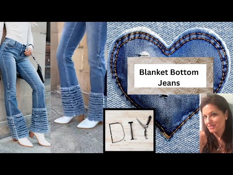 Видео: Как сшить джинсы с одеялами | Thrift Flip | Сделай сам | Бохо
