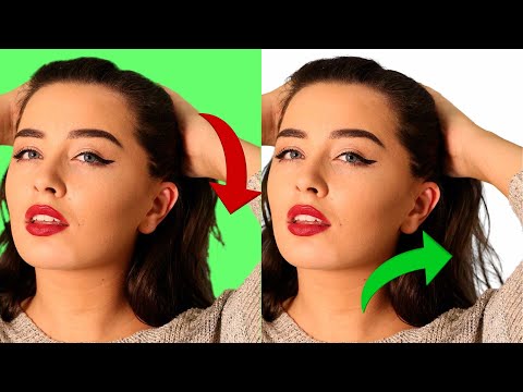 Видео: Как Восстановить детали при кеинге трюк с деталями волос Green Screen Keying Hair