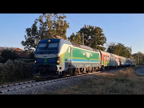 Видео: Локомотив Smartron - 80 серия, начело на композиции през Русе 