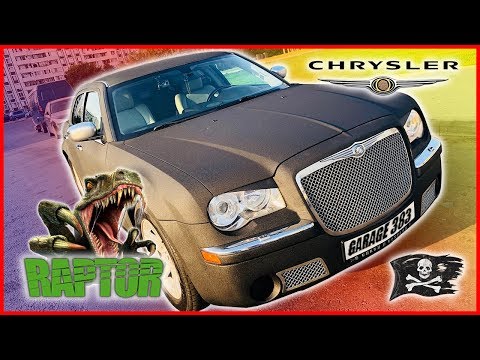 Видео: Легендарный CHRYSLER 300C в защитном покрытии RAPTOR черного цвета