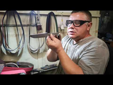 Видео: Мастер класс от Андрея Приказчикова. Слесарим клинок.