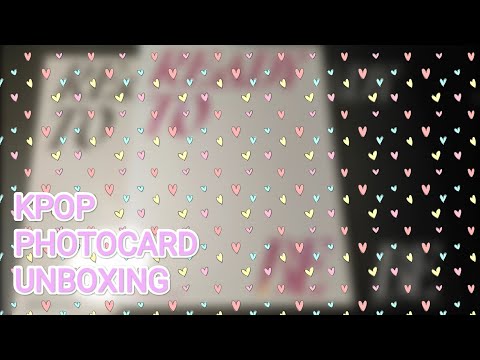 Видео: 💌 Распаковка K-pop карт и альбома💌