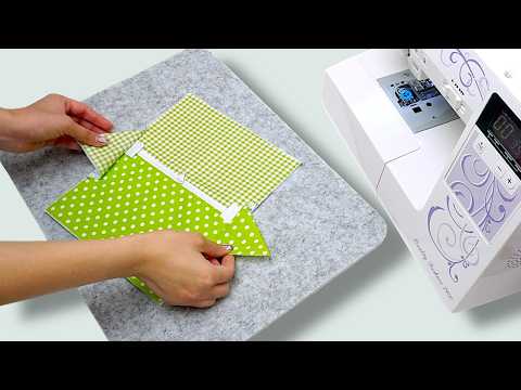 Видео: Возьмите оставшуюся ткань и очень интересным способом сшейте оригинальный пенал или косметичку