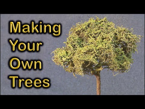 Видео: 48. Изготовление моделей деревьев. Часть 1 на Chadwick Model Railway.