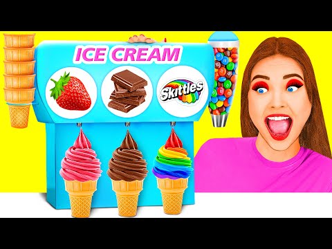 Видео: Мороженое Челлендж | Битвы с Едой от HAHANOM Challenge