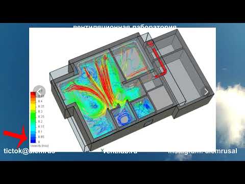Видео: Компьютерное моделирование вентиляции CFD как источник ошибок и как избежать этих ошибок