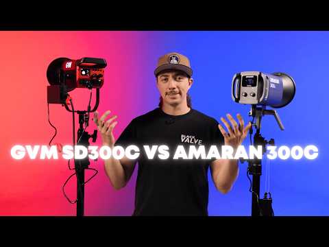 Видео: GVM SD300C против Amaran 300C