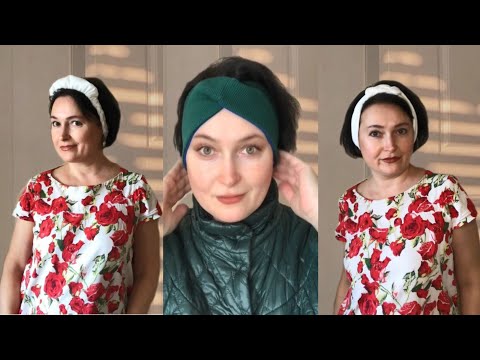 Видео: Коллекция рукоделия: 3 повязки на голову на любой вкус